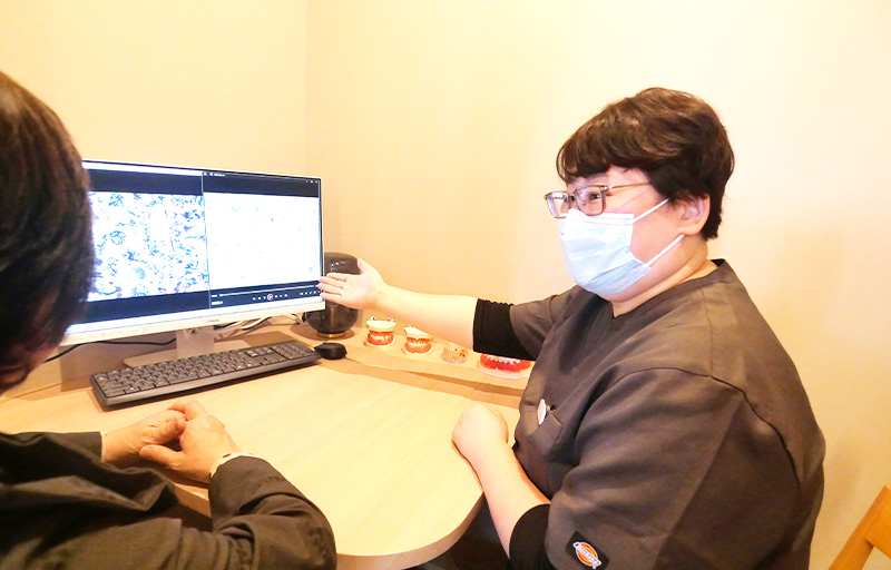 女性歯科医師による診療で不安を軽減